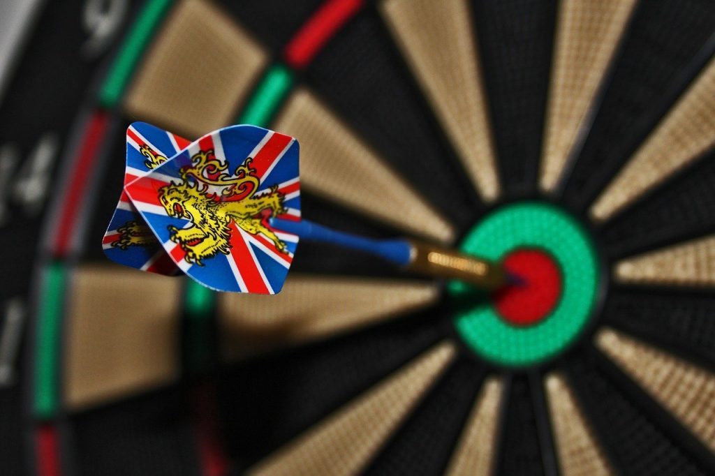 darts, target, bull's eye